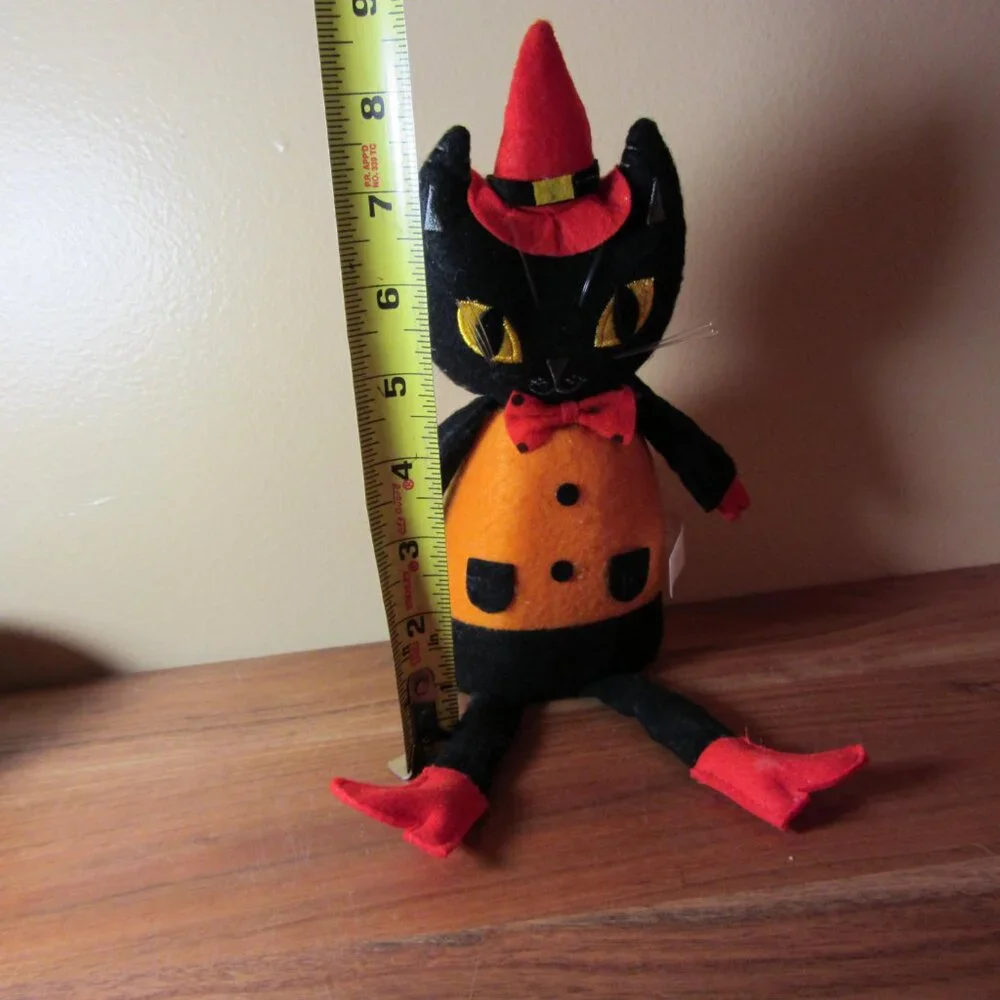 plush target 2017 halloween black cat shelf sitter (W4035)